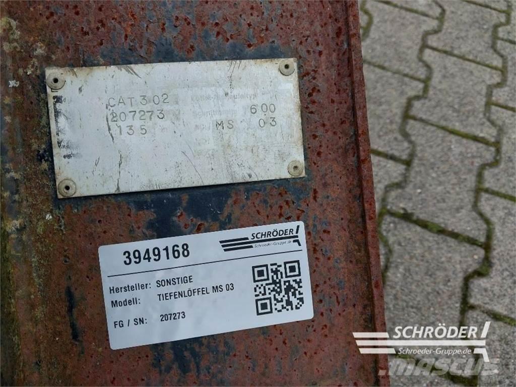 TIEFENLÖFFEL MS 03 Frontaallaadurite tarvikud