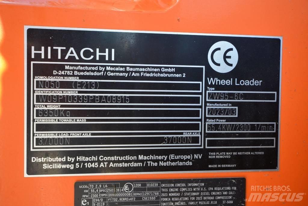 Hitachi ZW 95-6 C Rataslaadurid