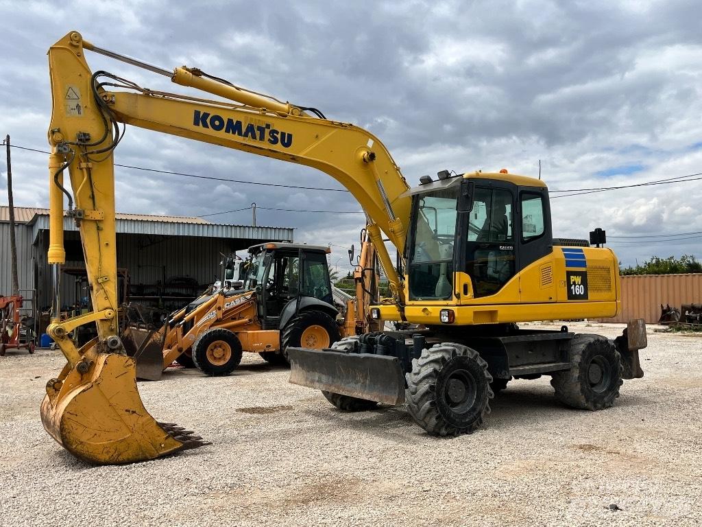 Komatsu PW 160 Ratasekskavaatorid