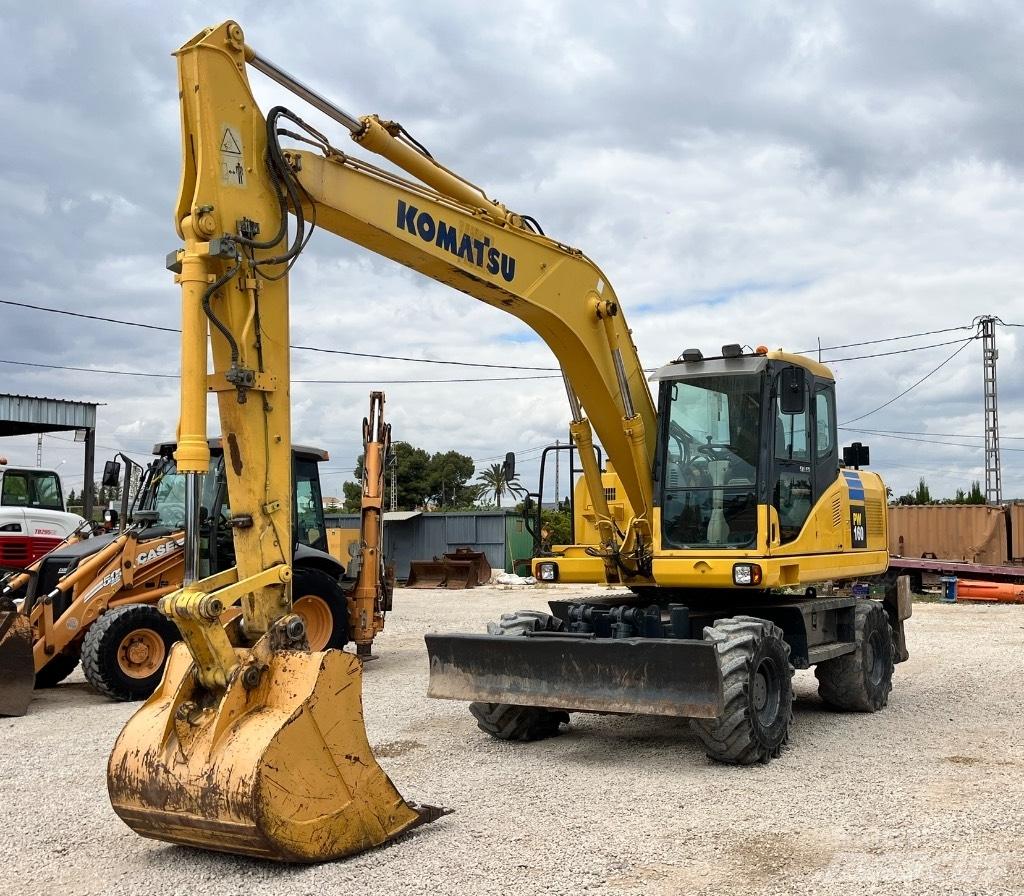Komatsu PW 160 Ratasekskavaatorid