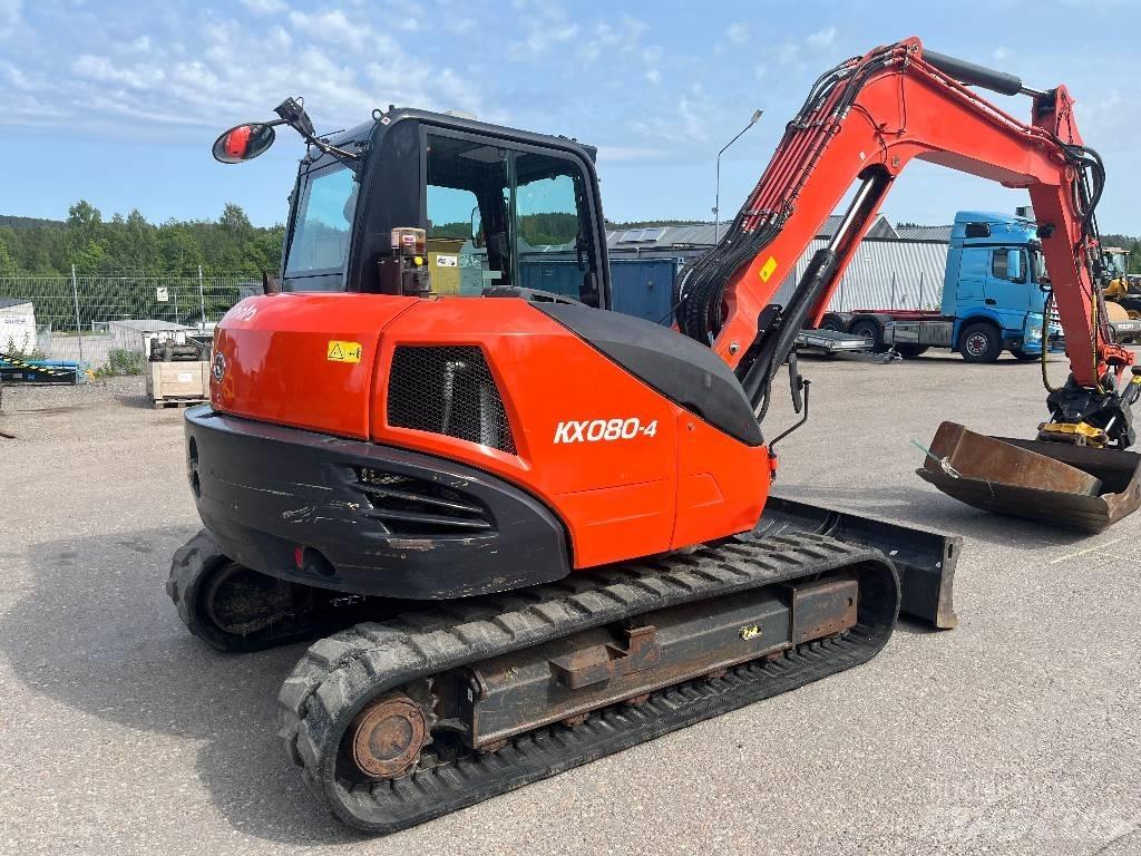 Kubota KX 080-4 Väikeekskavaatorid 7t-12t
