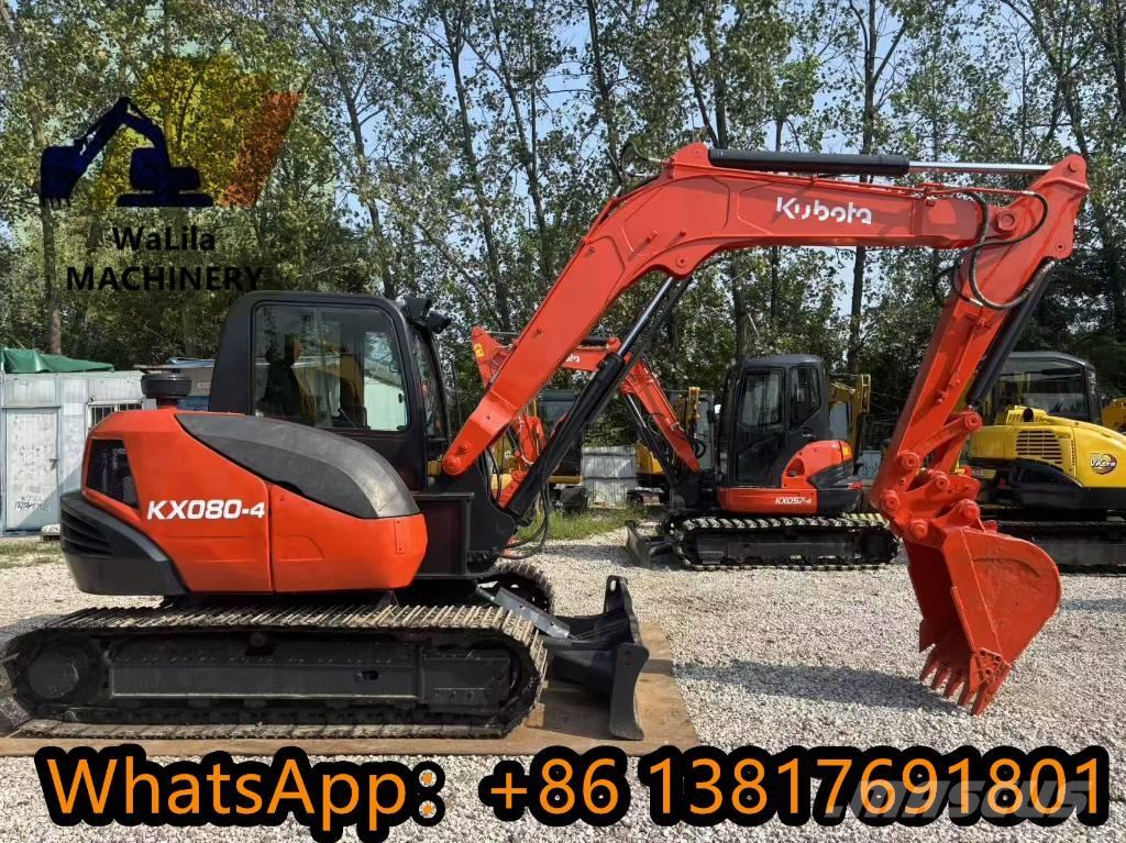 Kubota KX 080-4 Miniekskavaatorid < 7 t