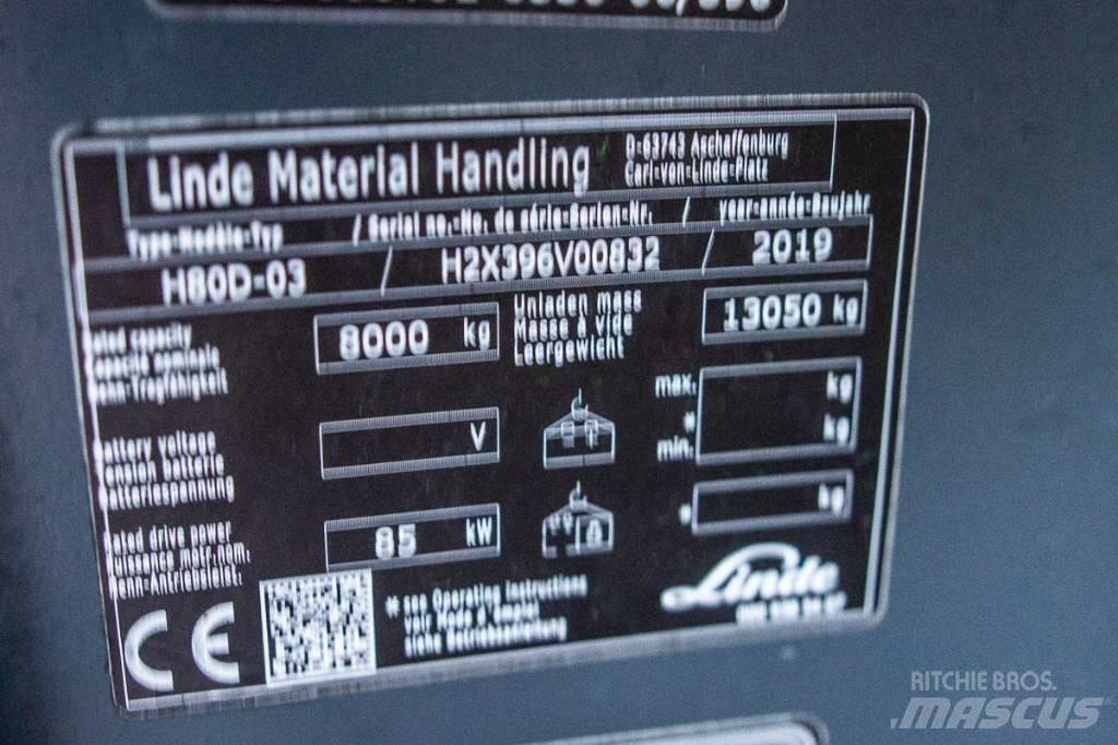 Linde H 80 D-03 Diiseltõstukid