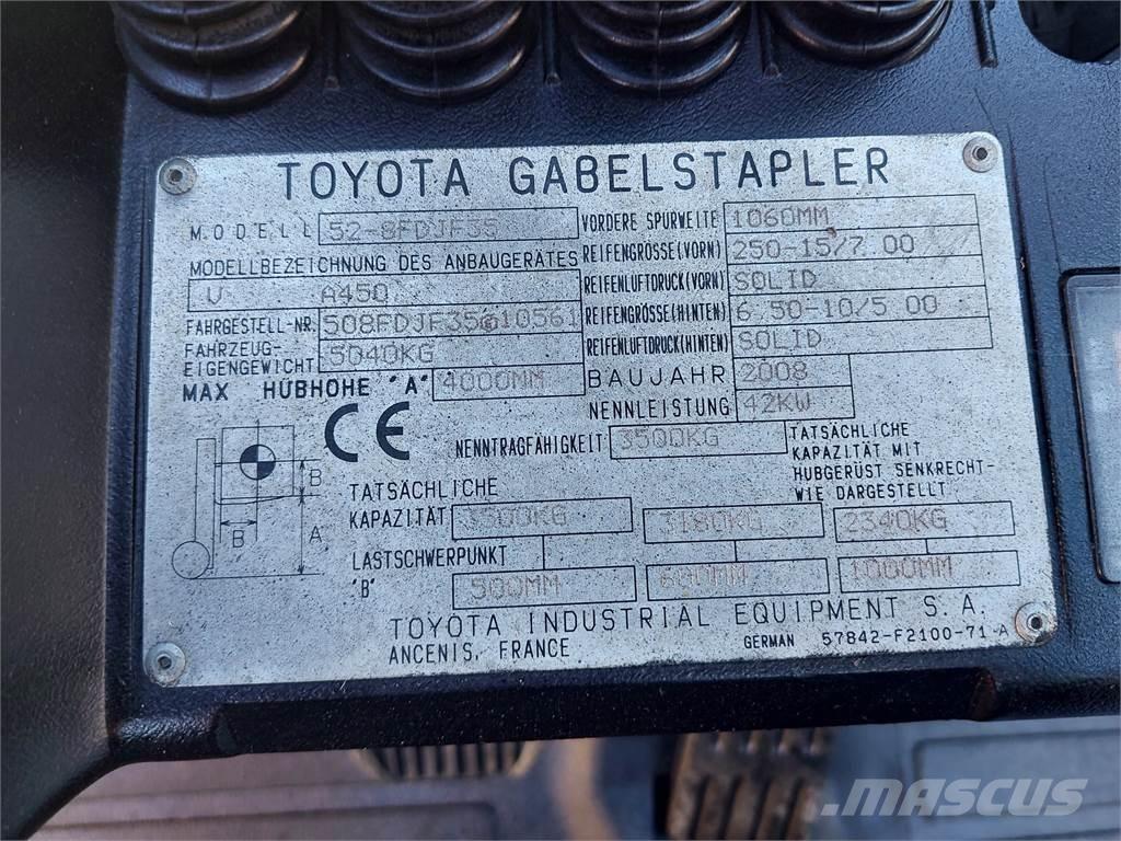Toyota 52 8FDJF35 Diiseltõstukid