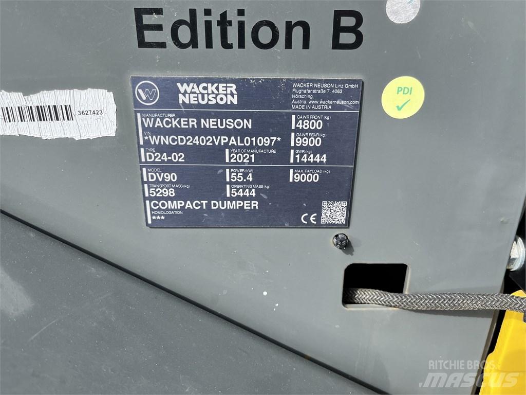 Wacker Neuson DV 90 Karjääriveokid