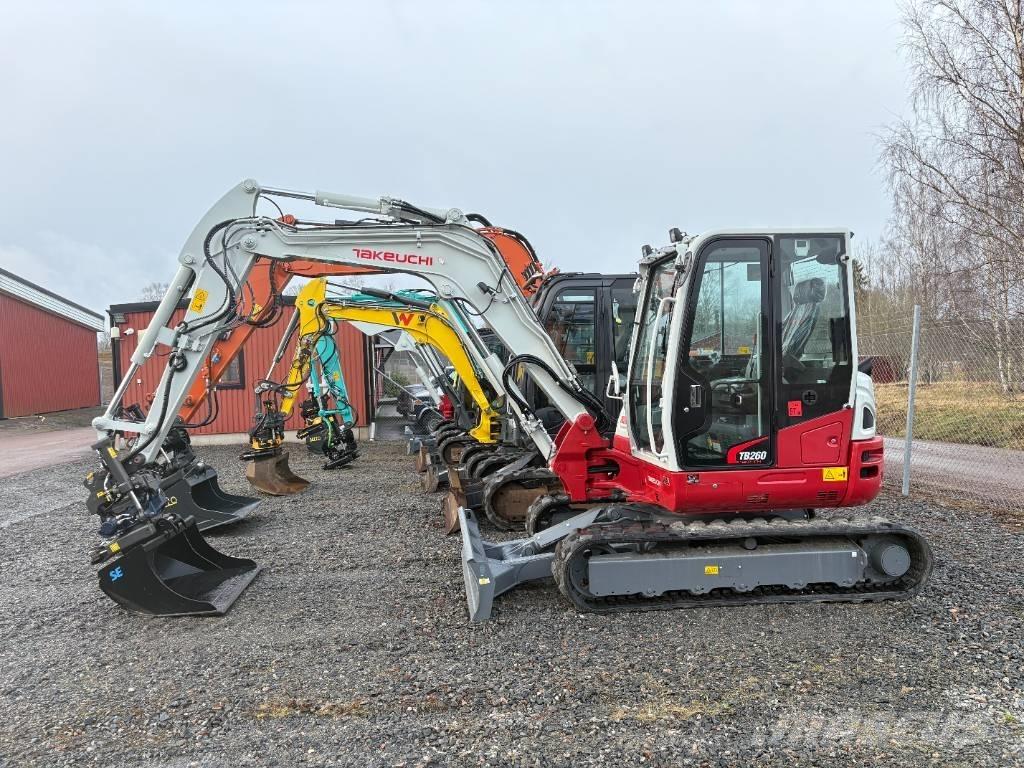 Takeuchi TB260 Miniekskavaatorid < 7 t