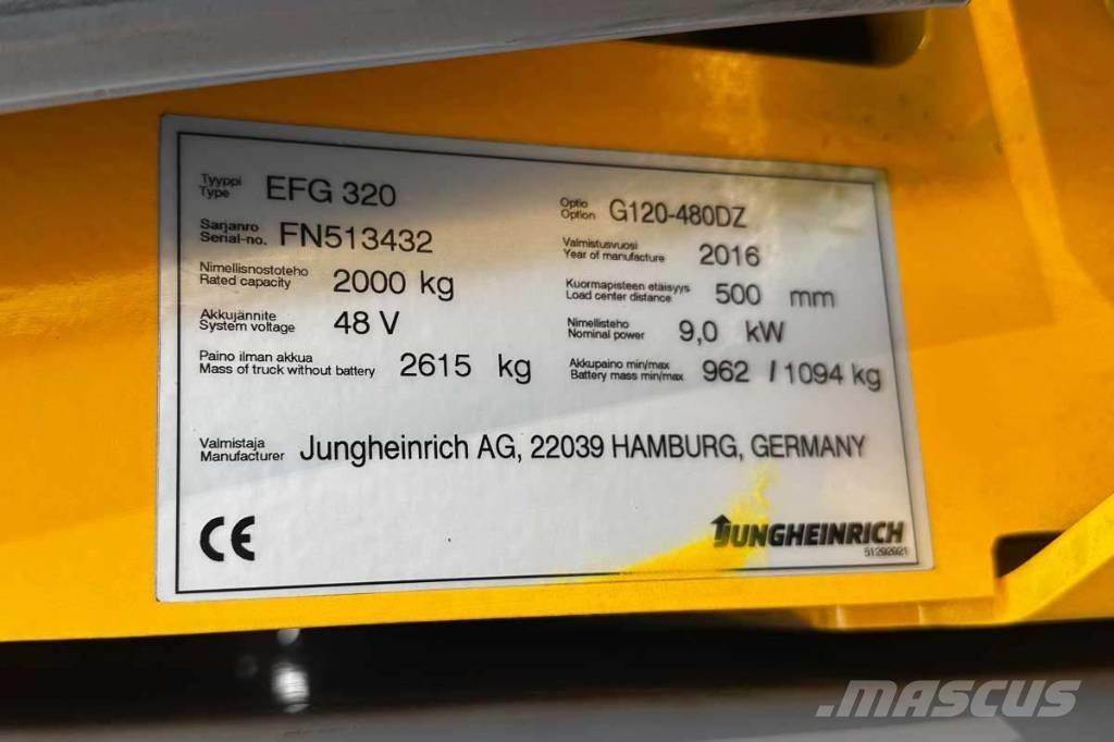 Jungheinrich EFG 320 Elektritõstukid