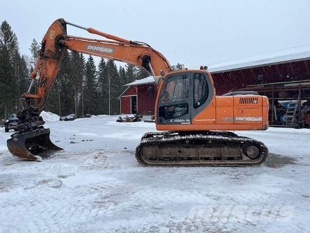 Doosan DX 180 LC Roomikekskavaatorid