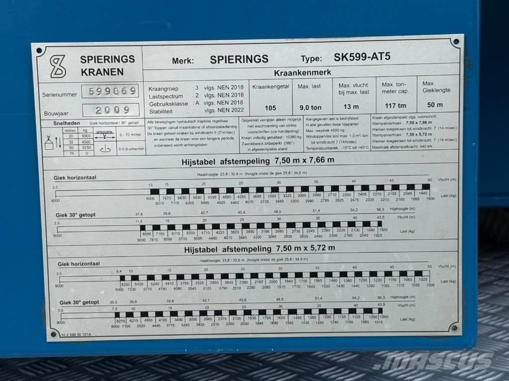 Spierings SK 599 AT5 Tornkraanad