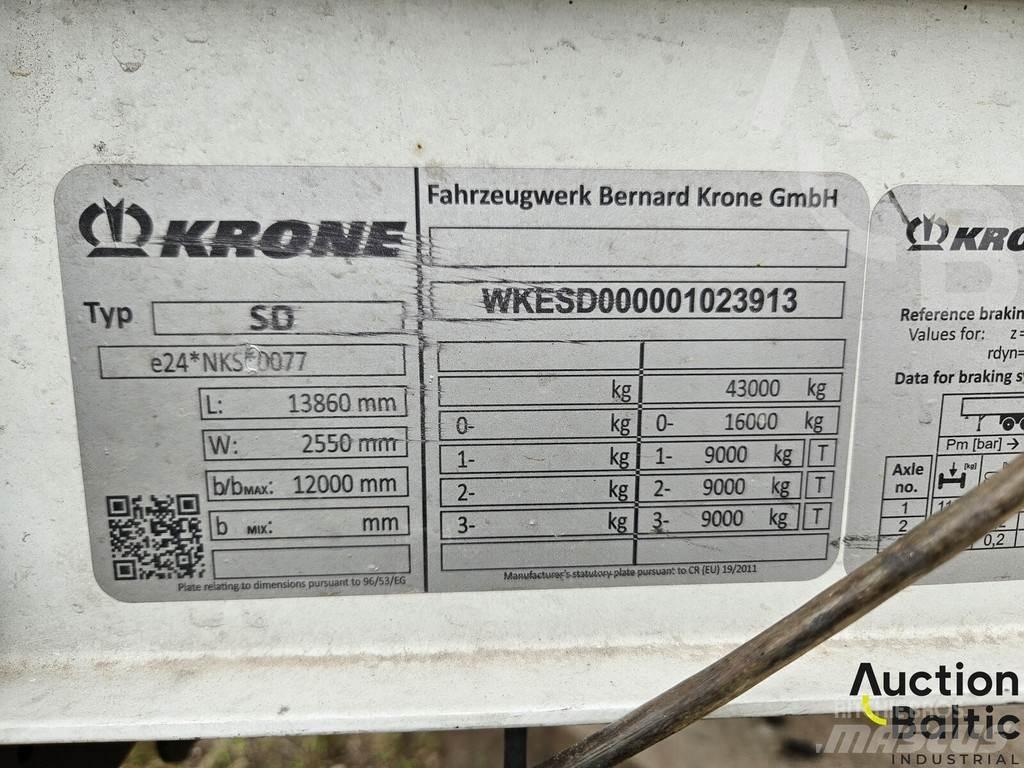 Krone SK 3855 Tentpoolhaagised