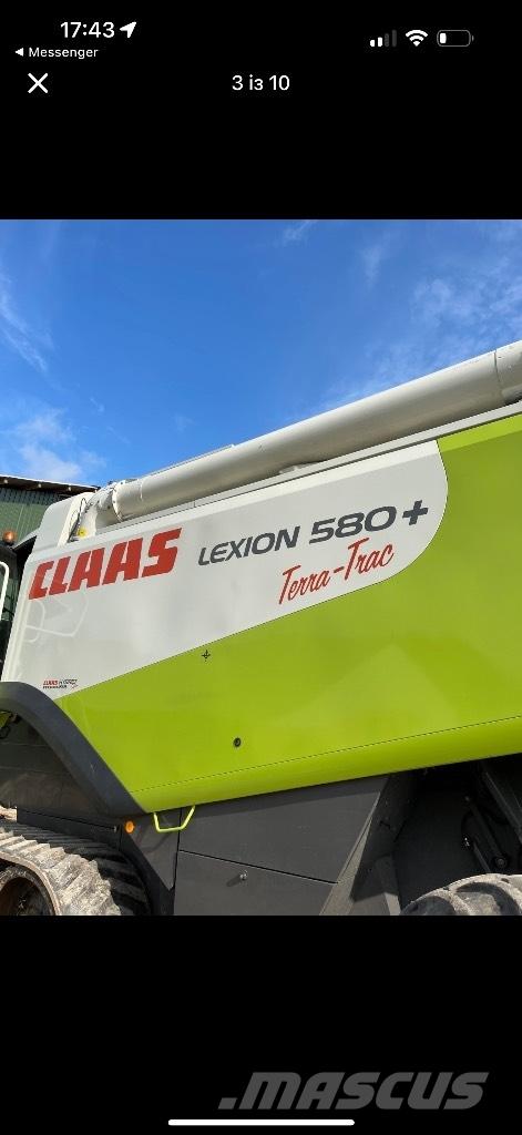 CLAAS Lexion 580 TT Teraviljakombainid