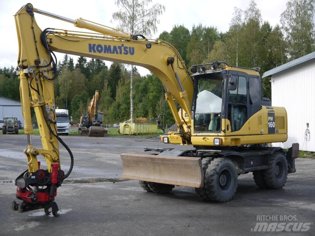 Komatsu PW 160-7E0 Ratasekskavaatorid