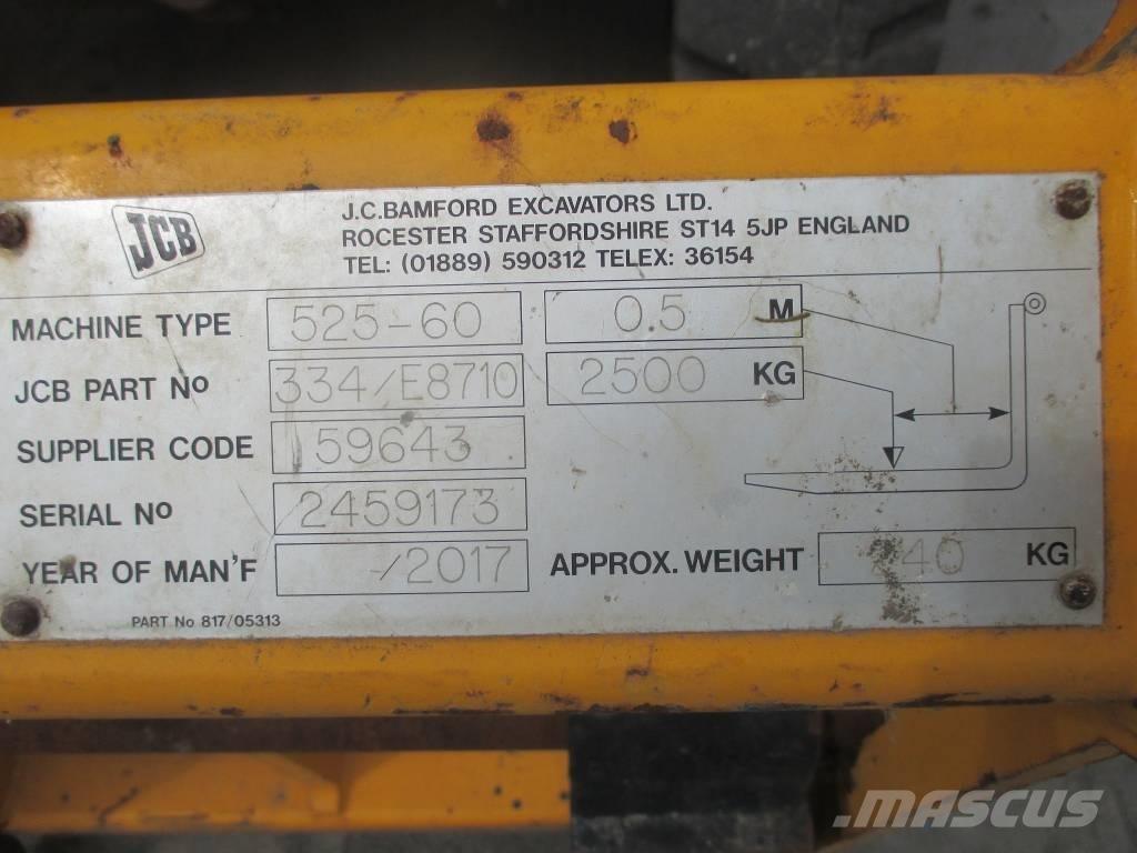 JCB 525-60 Teleskooplaadurid