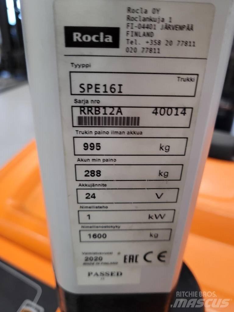 Rocla SPE16i Platvormiga virnastajad