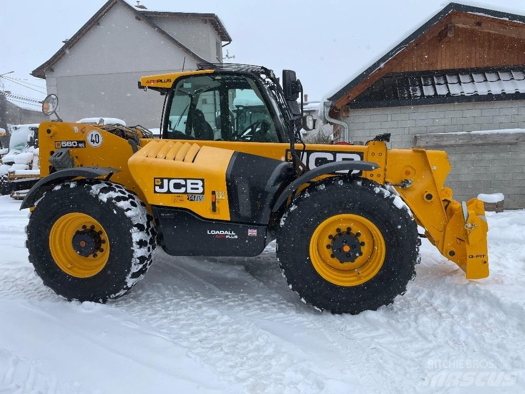JCB 560-80 AGRI PLUS Põllumajanduslikud teleskoopkäitlejad