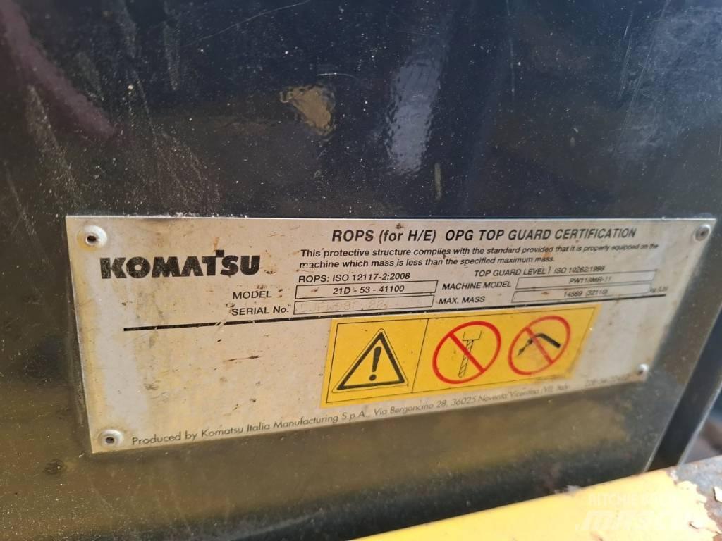 Komatsu PW 118MR-11 Ratasekskavaatorid