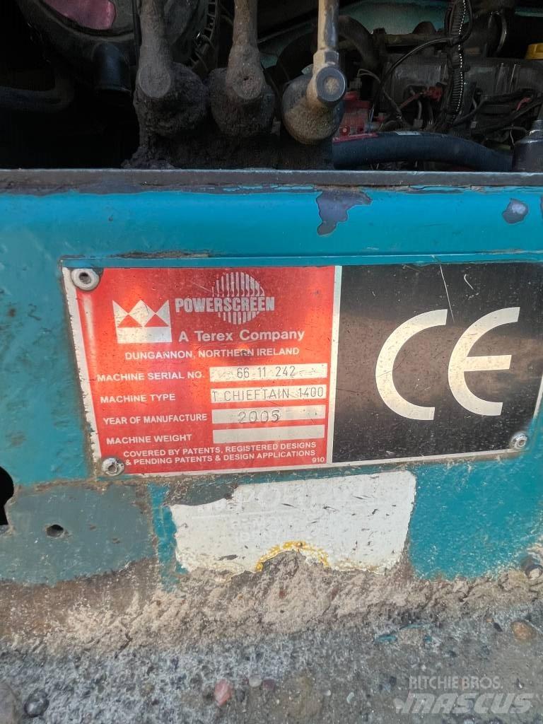 PowerScreen 1400 Iseliikuvad sõelad