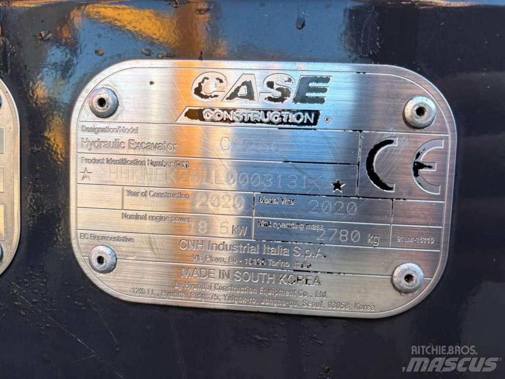CASE CX 26 C Miniekskavaatorid < 7 t