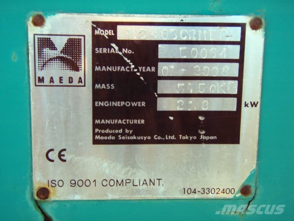 Maeda MC 405 CRME Roomikkraanad