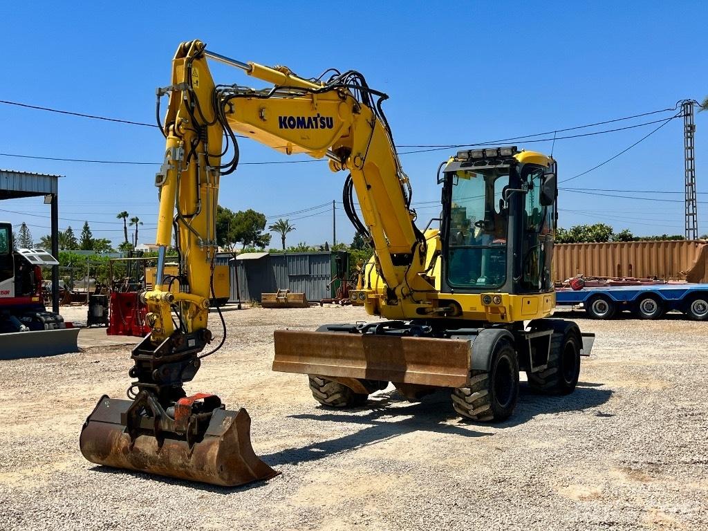 Komatsu PW 98 MR Ratasekskavaatorid