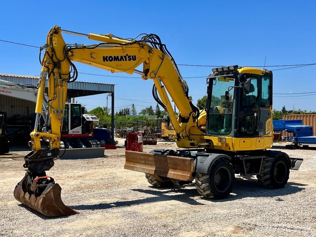 Komatsu PW 98 MR Ratasekskavaatorid