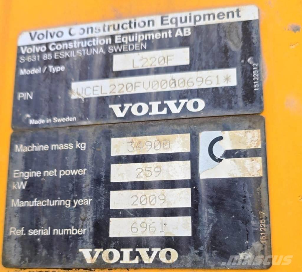 Volvo L 220 F Rataslaadurid