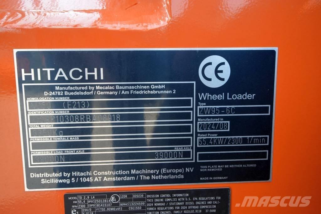 Hitachi ZW 95-6 C Rataslaadurid