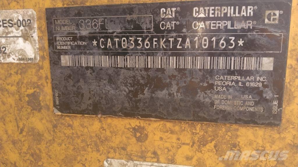 CAT 336 F L Roomikekskavaatorid