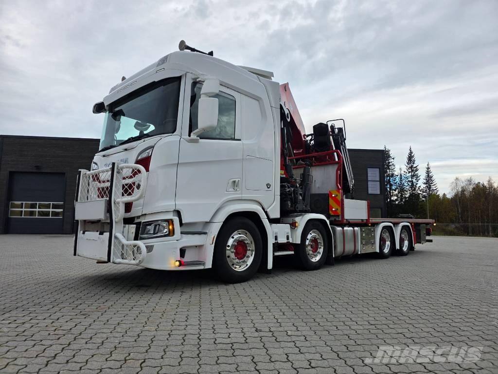 Scania R 650 Kraanaga veokid