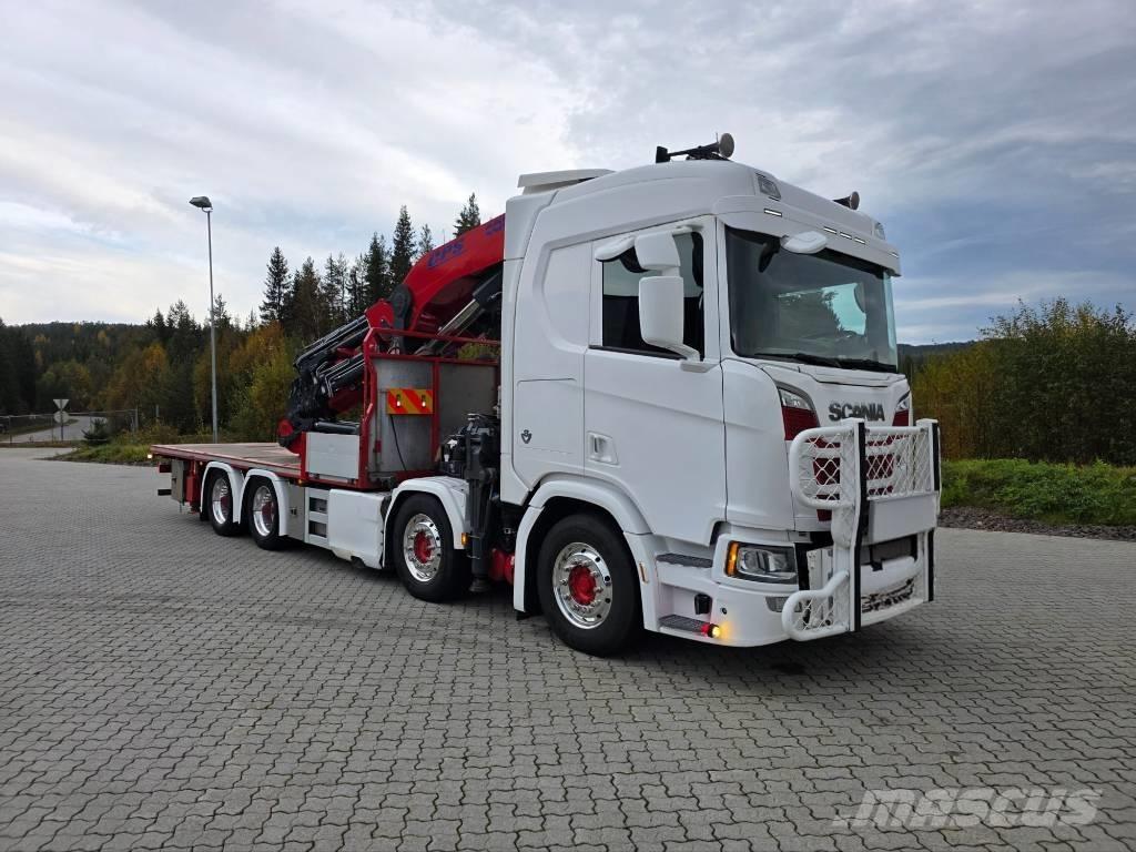 Scania R 650 Kraanaga veokid