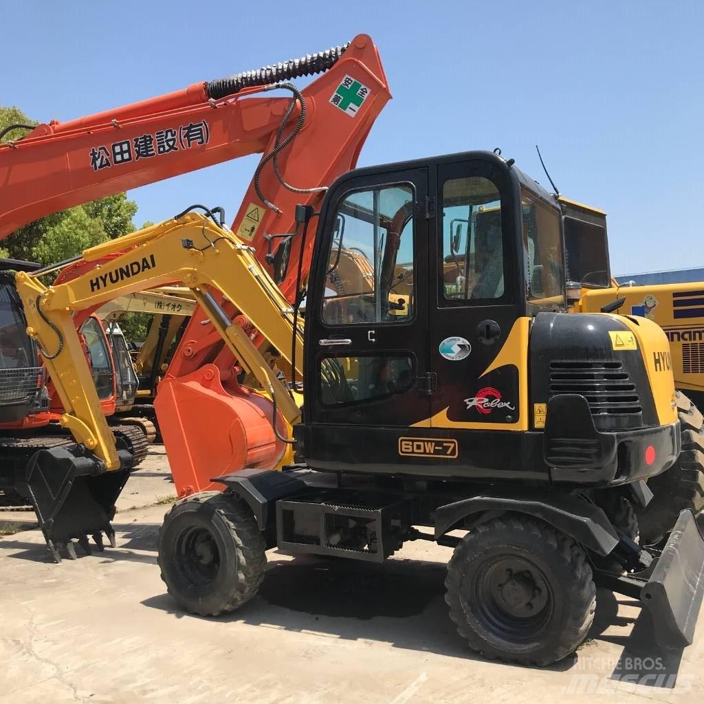 Hyundai 60 W Ratasekskavaatorid