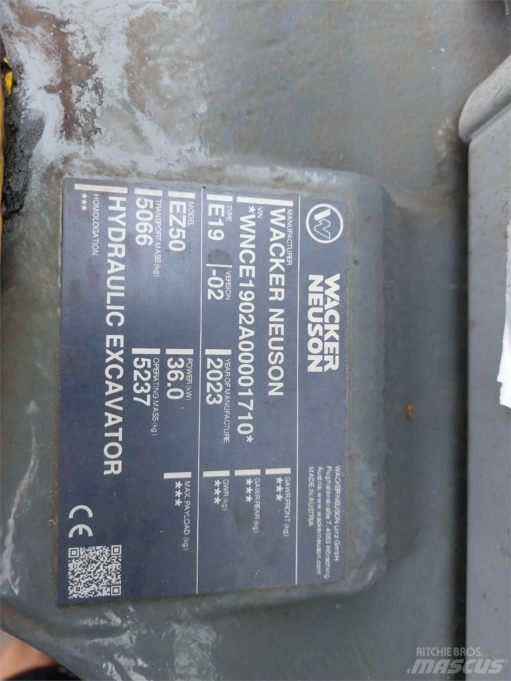 Wacker Neuson EZ50 Roomikekskavaatorid