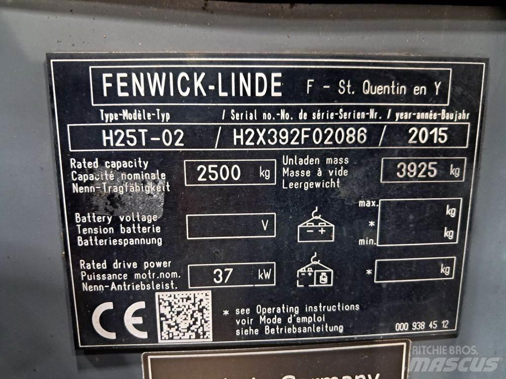 Linde H25T-02 Gaasitõstukid
