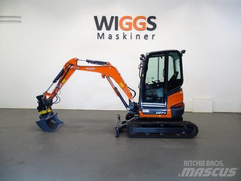 Kubota U 27-4 Miniekskavaatorid < 7 t