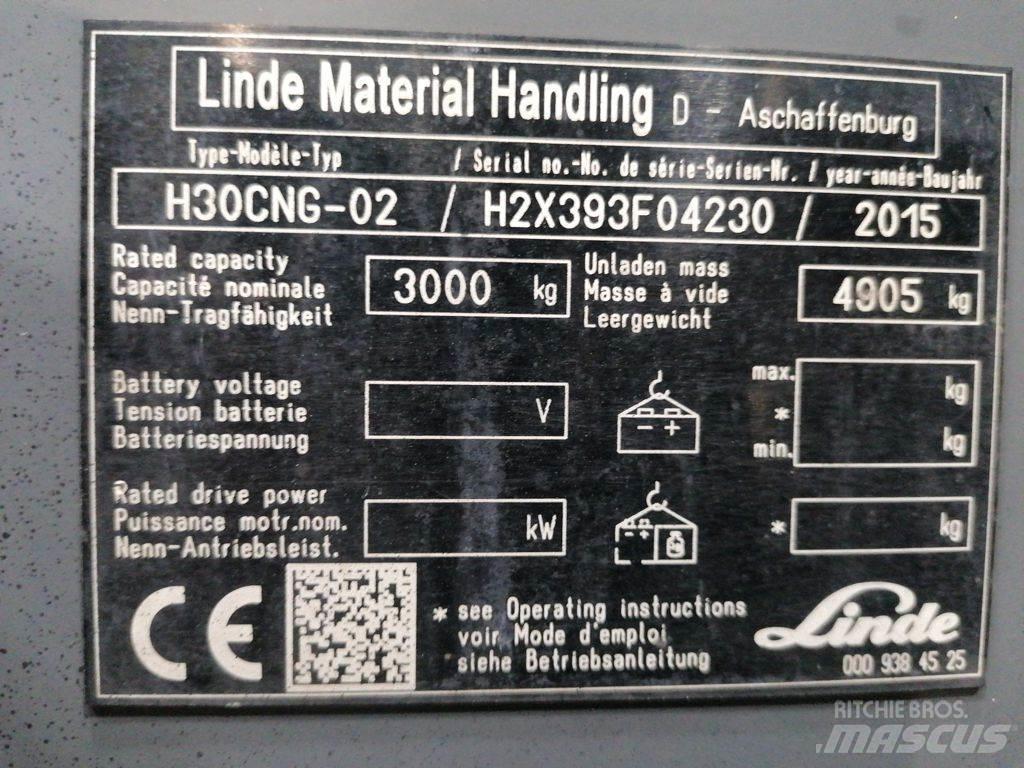 Linde H30CNG-02 Gaasitõstukid