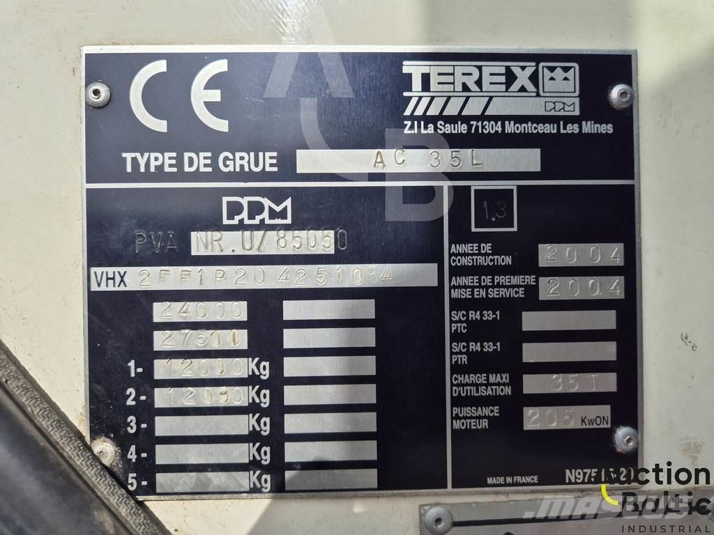 Terex AC 35 L Kraanaga veokid