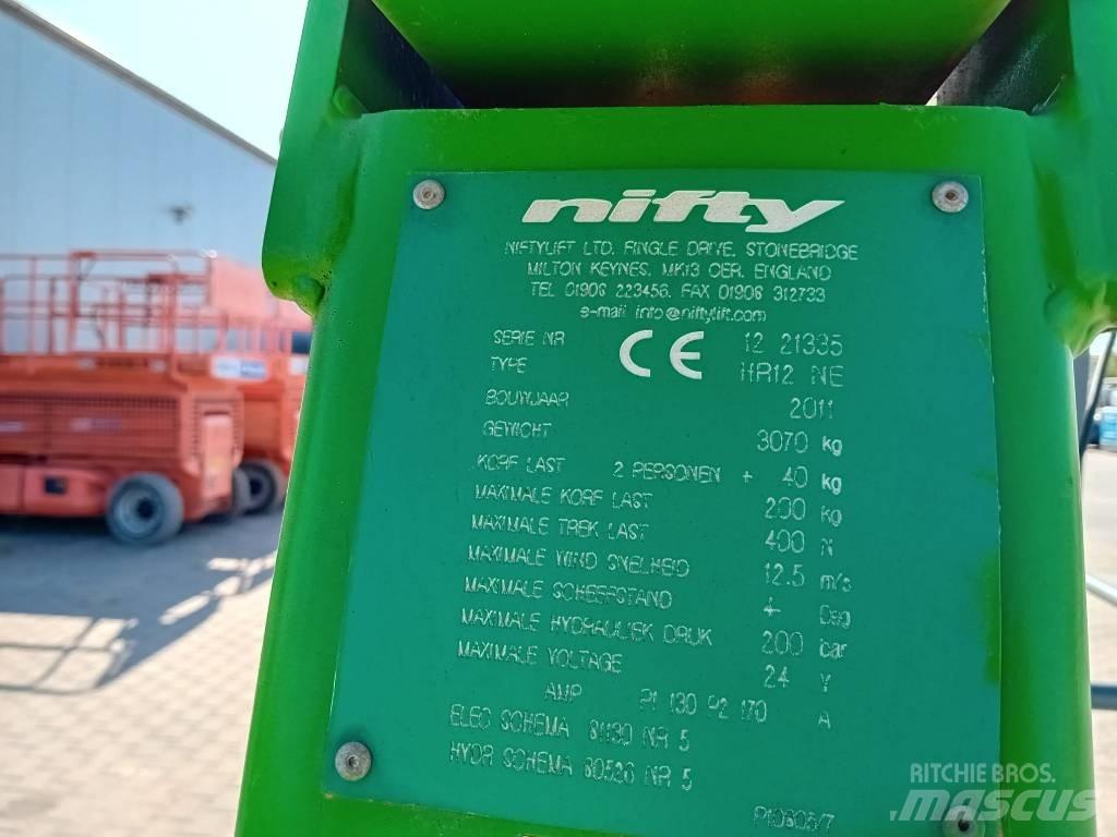 Niftylift HR 12 N E Iseliikuvad poomtõstukid