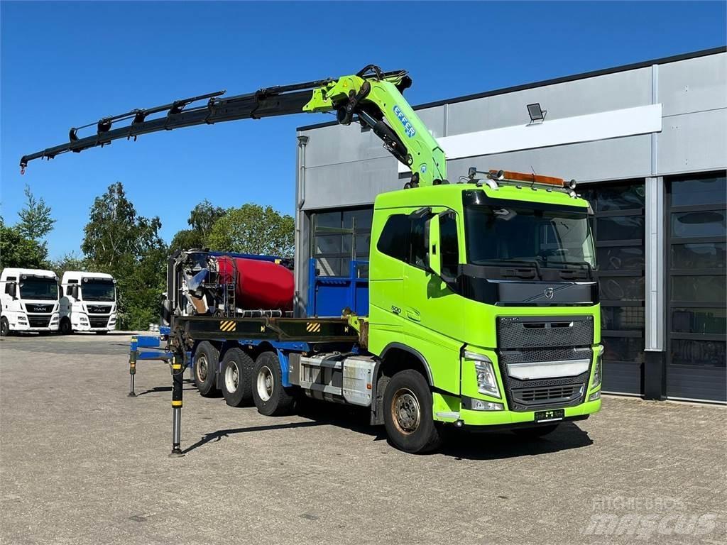 Volvo FH 500 8X4 Kraanaga veokid