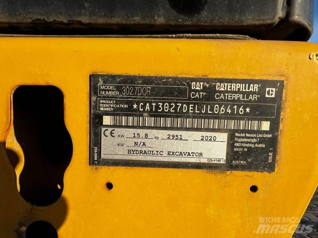 CAT 302.7 DCR Miniekskavaatorid < 7 t