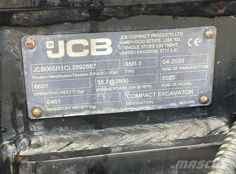JCB 65 R-1 Miniekskavaatorid < 7 t