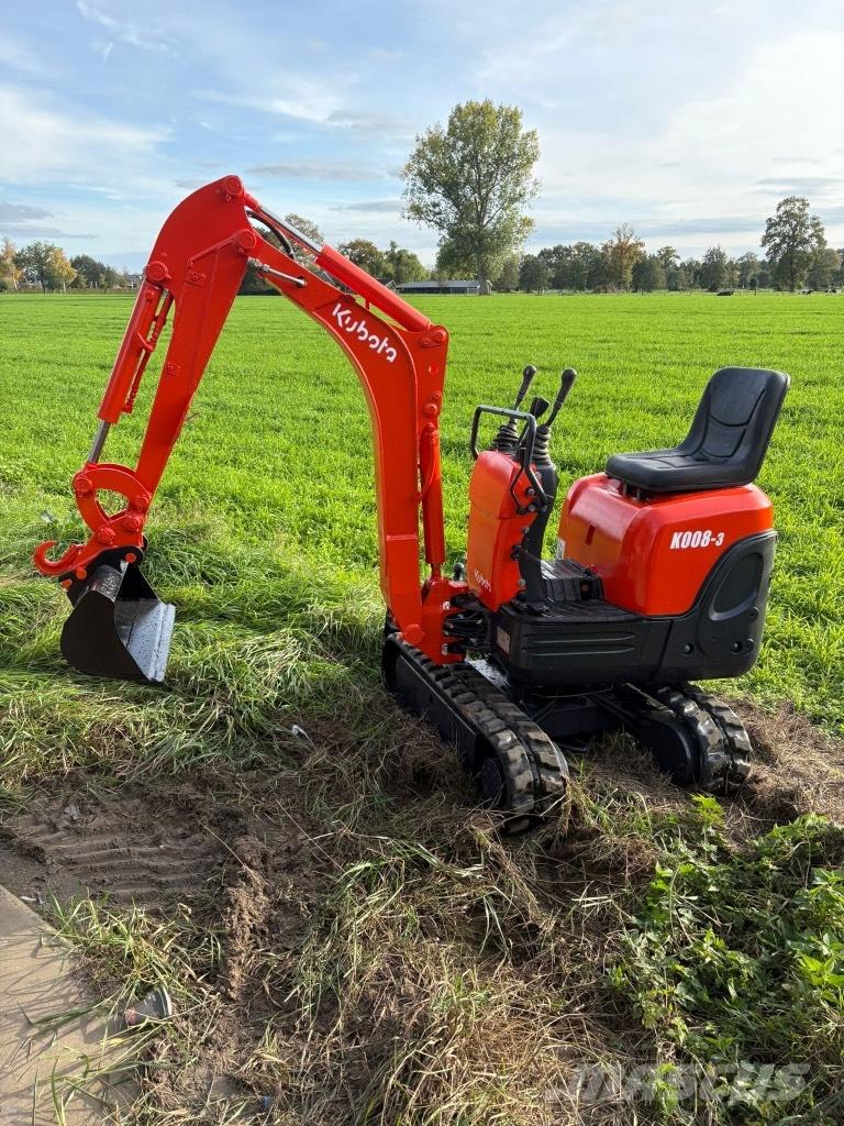 Kubota K 008-3 Miniekskavaatorid < 7 t