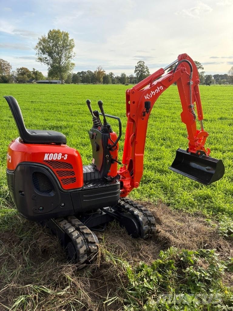 Kubota K 008-3 Miniekskavaatorid < 7 t