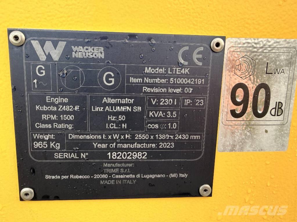 Wacker Neuson LTE4 K Mobiilsed valgustusseadmed