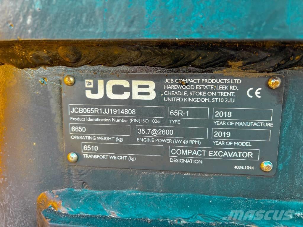 JCB 65 R-1 Miniekskavaatorid < 7 t