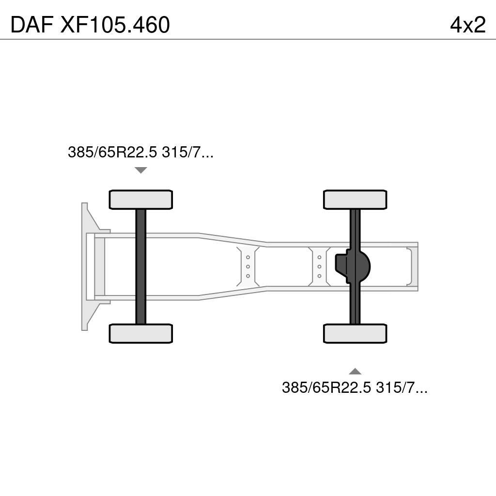 DAF XF105.460 Sadulveokid