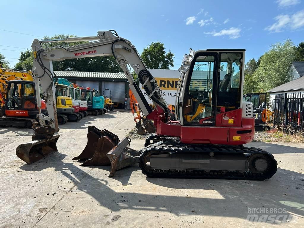 Takeuchi TB 280 FR Väikeekskavaatorid 7t-12t