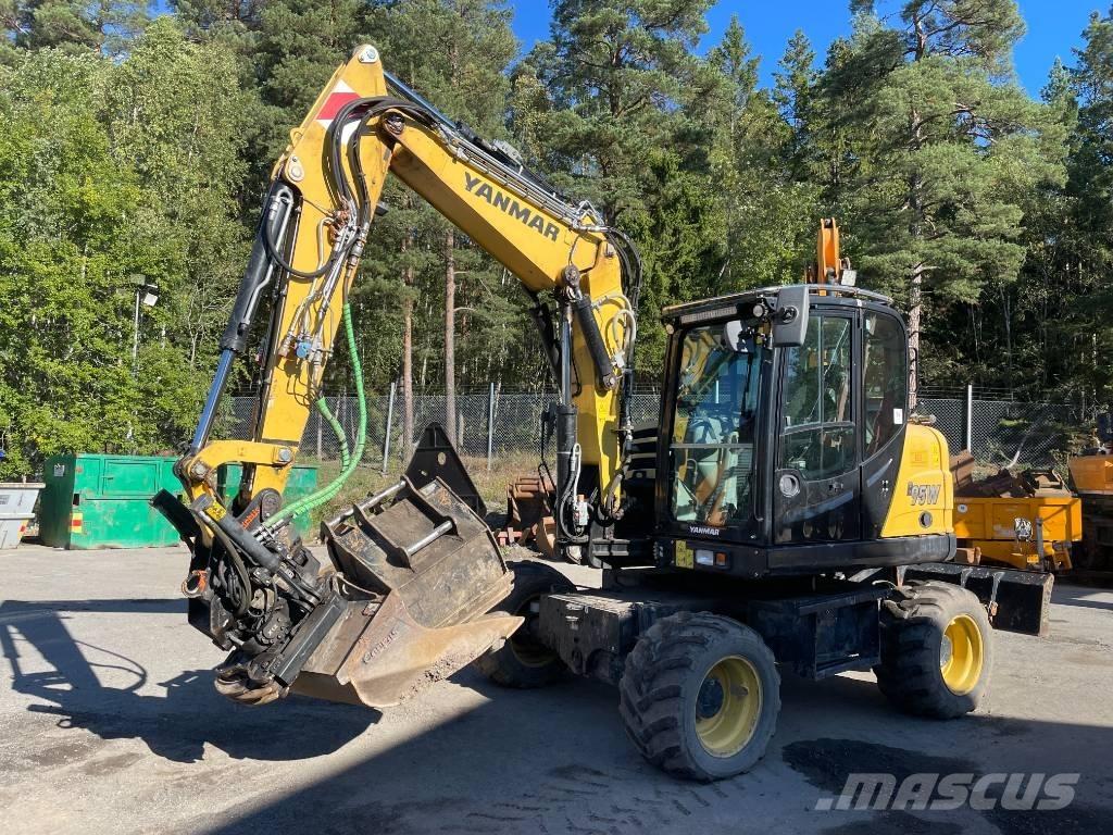 Yanmar B 95 W Ratasekskavaatorid