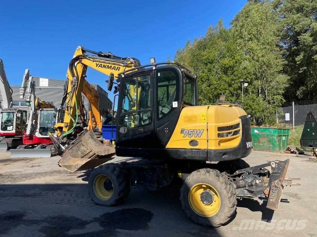Yanmar B 95 W Ratasekskavaatorid