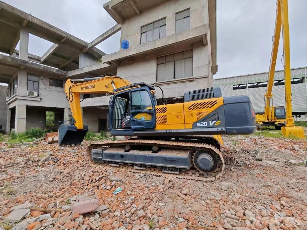 Hyundai Robex 520 VS Roomikekskavaatorid