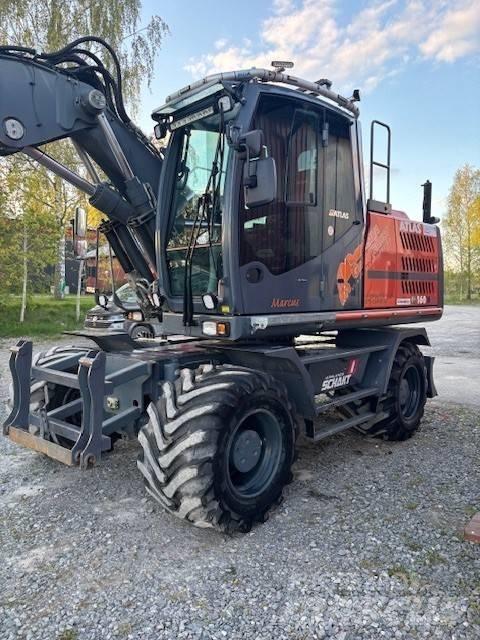 Atlas 160 W Ratasekskavaatorid